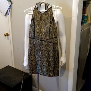 BCBG Gold New Years Cocktail size 10 Dress
